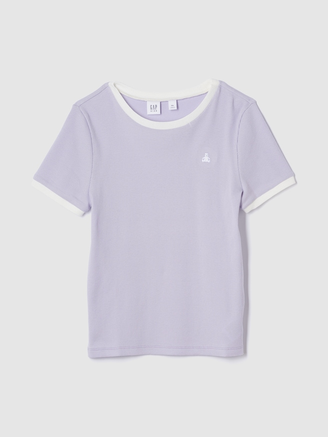 リブTシャツ (キッズ)-0