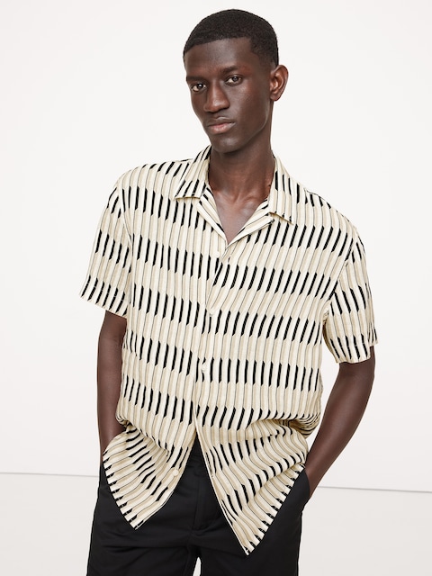 CHEMISE DE VACANCES À COUPE STANDARD EN LIN
