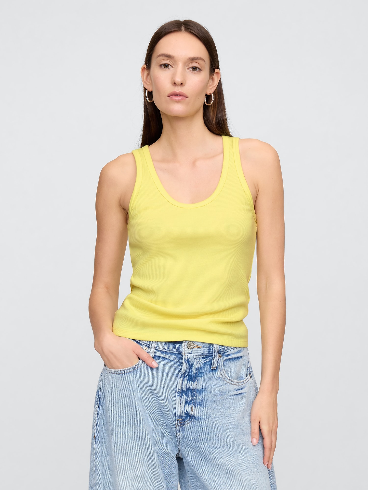 Rib Knit Tank Tops | Gap Factory