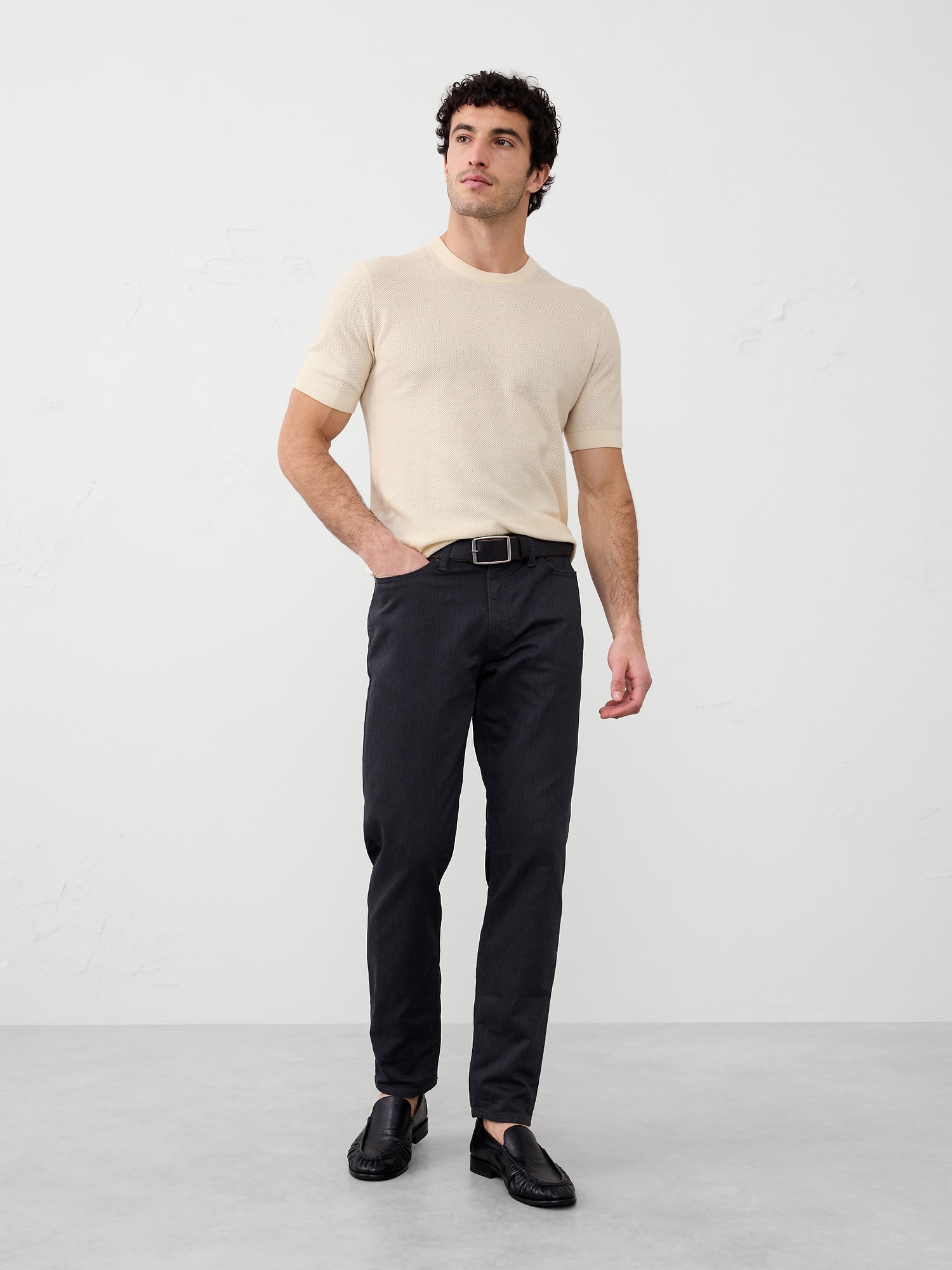 Textured Sweater T-Shirt