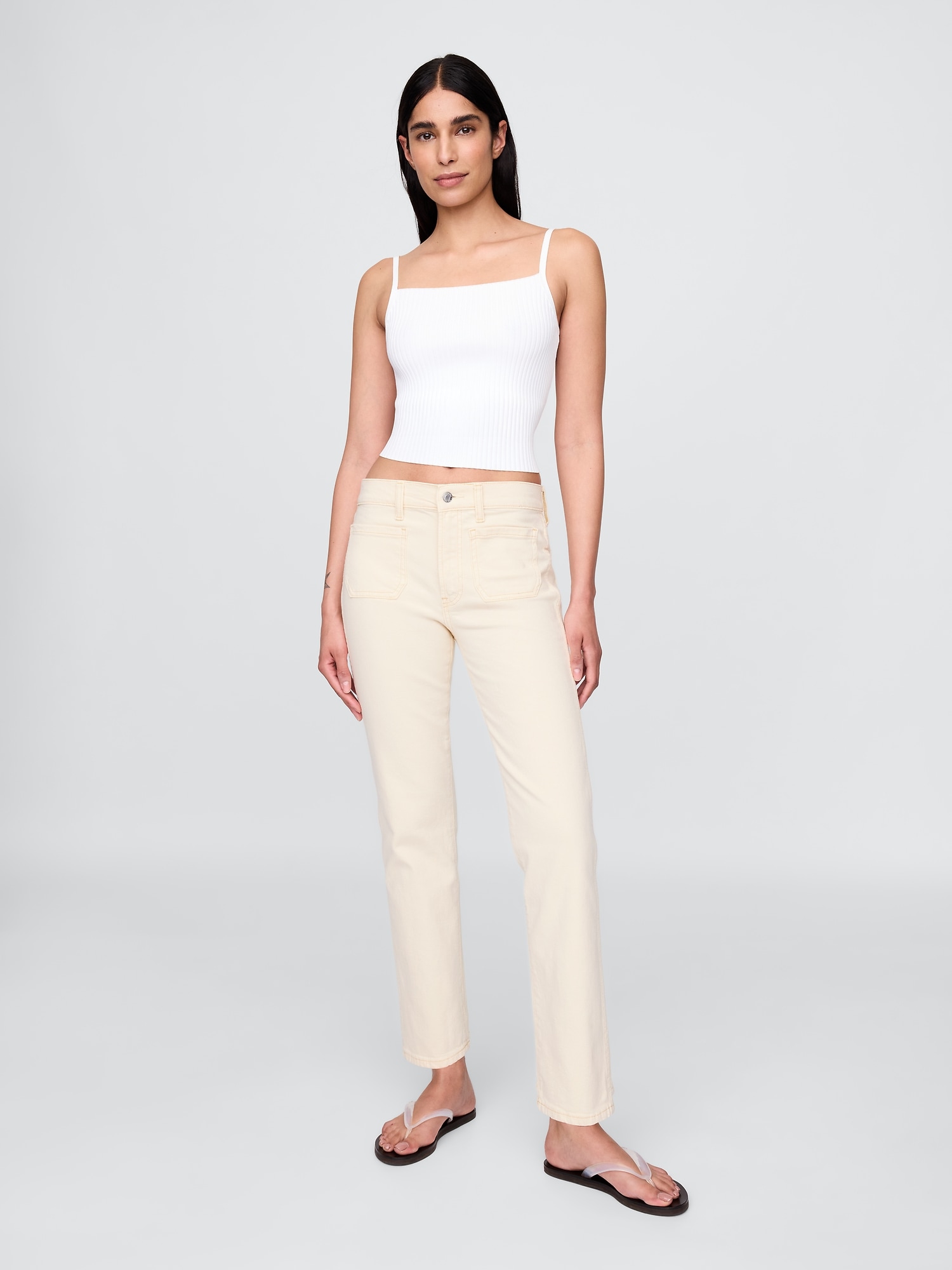 High Rise '90s Slim Straight Jeans