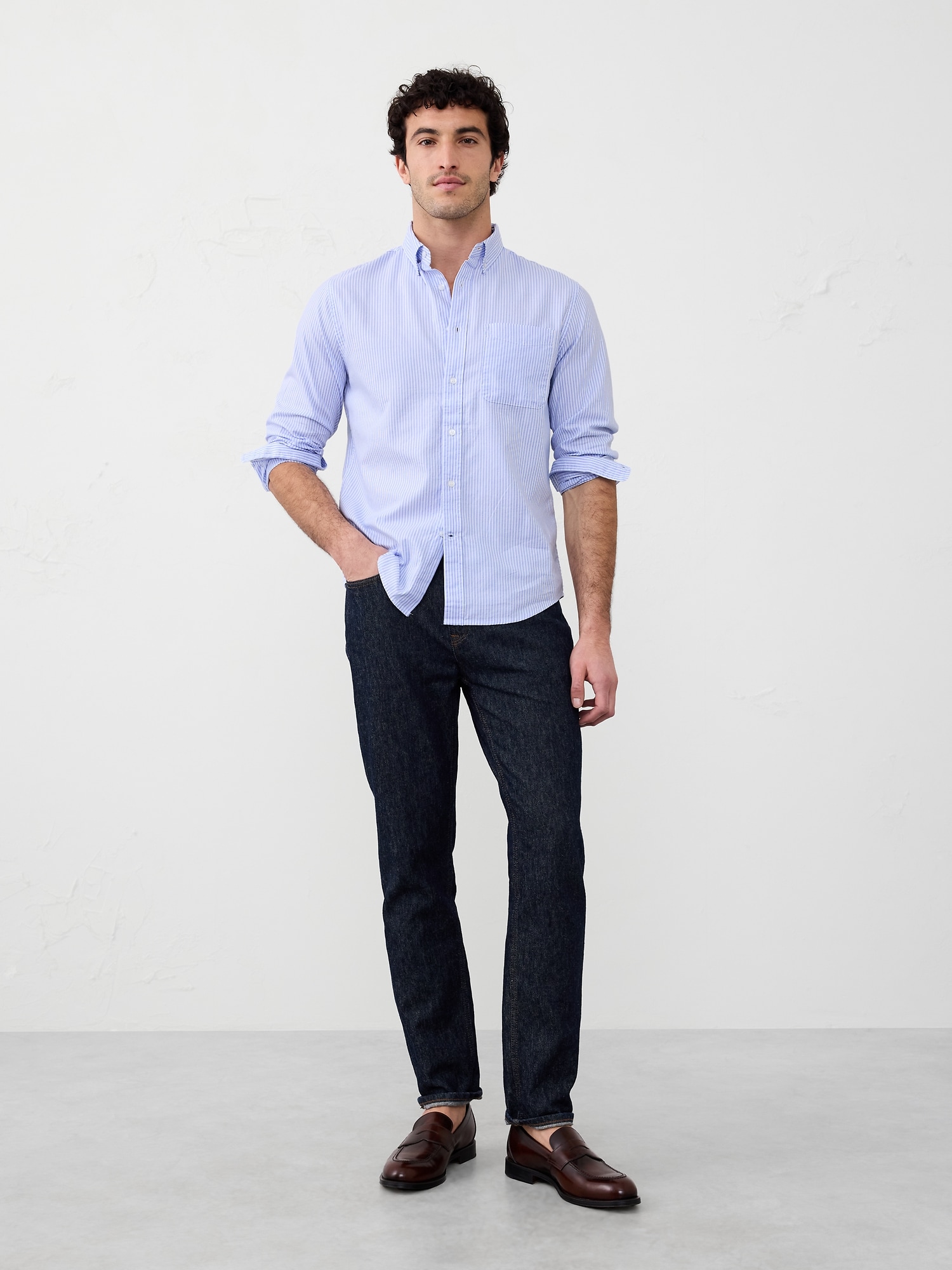 Slim-Fit Oxford Shirt