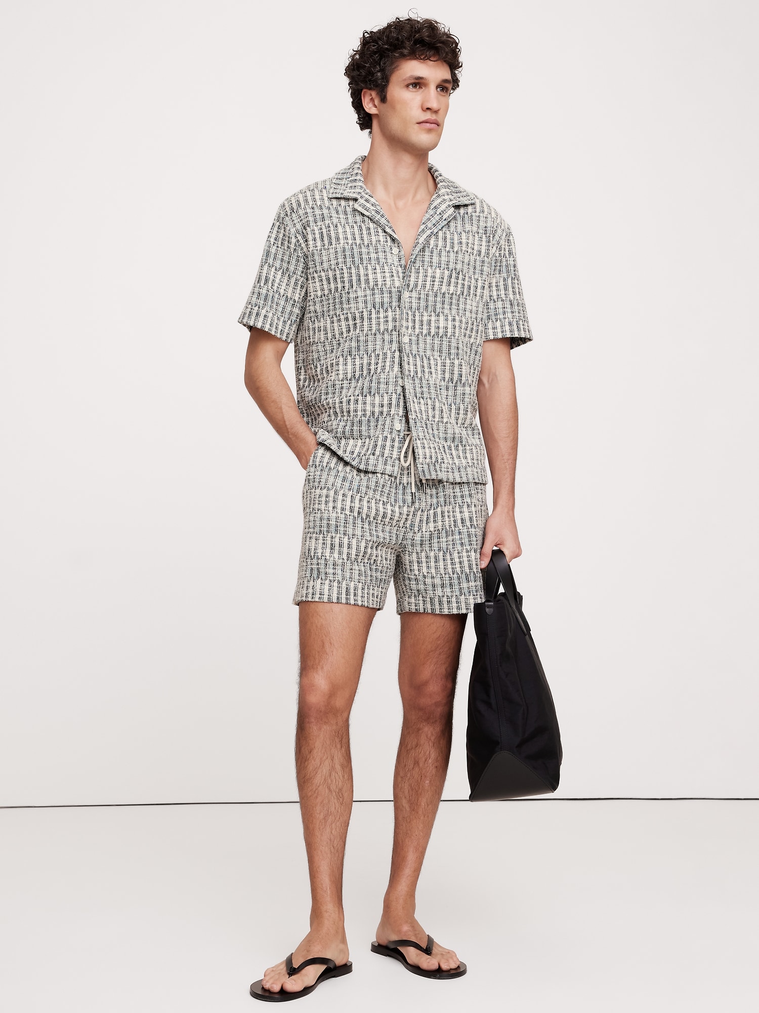 5" Jacquard Knit Pull-On Short