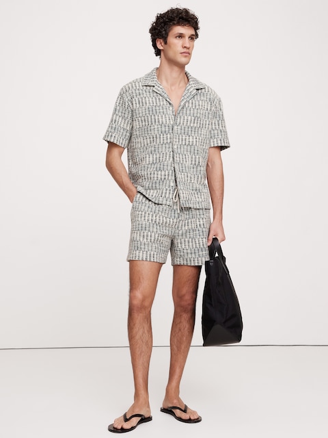 5" Jacquard Knit Pull-On Short
