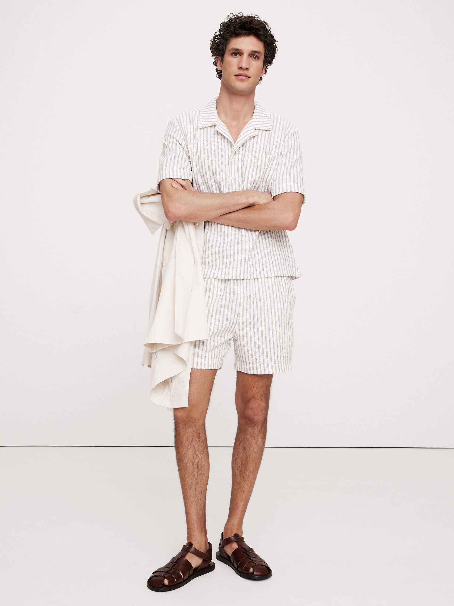 5" Stripe Terry Short