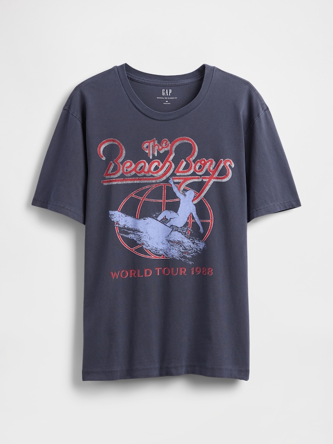 ビーチ・ボーイズ グラフィックTシャツ-4