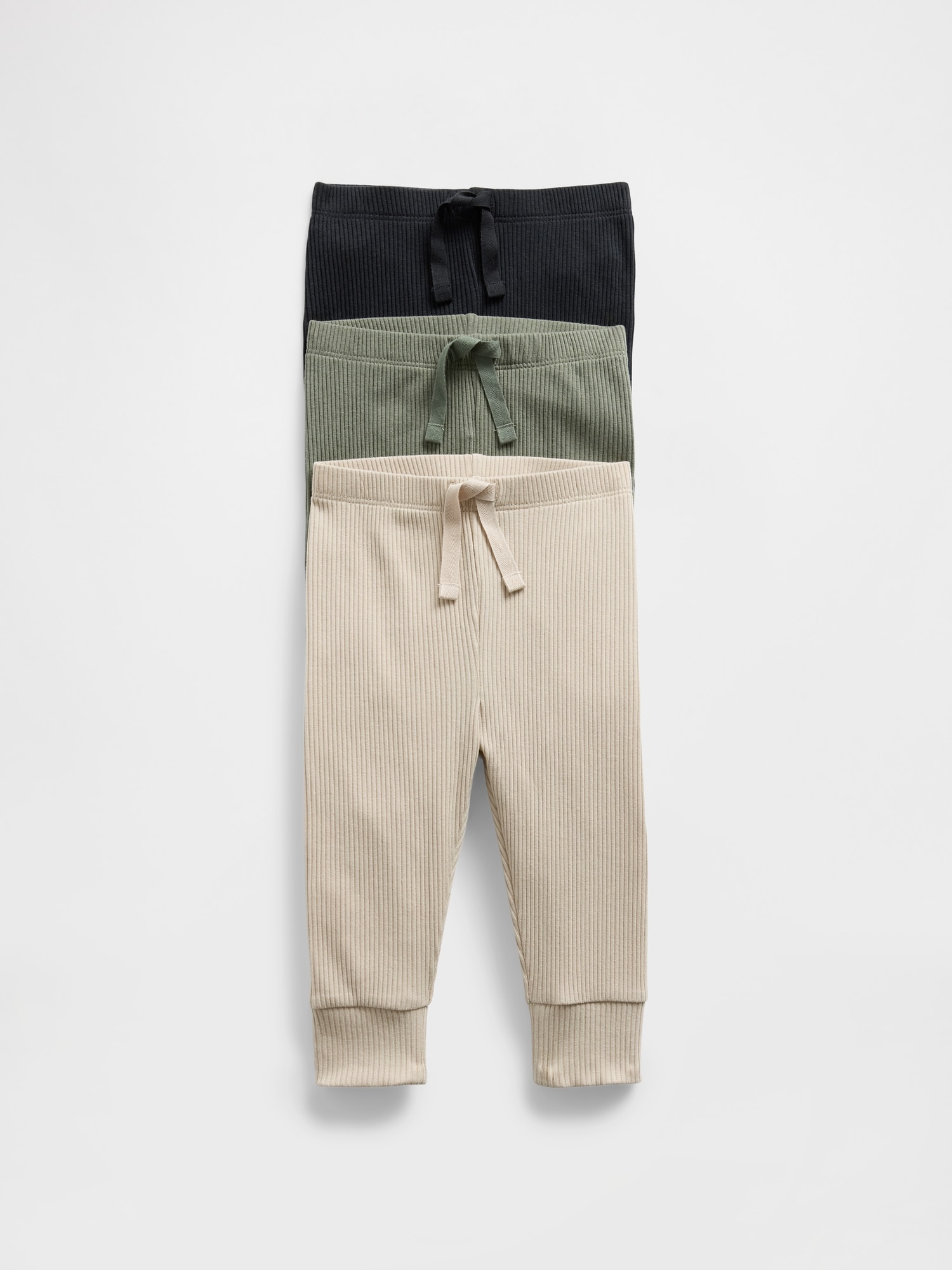 Baby First Favorites TinyRib Pants (3-Pack)