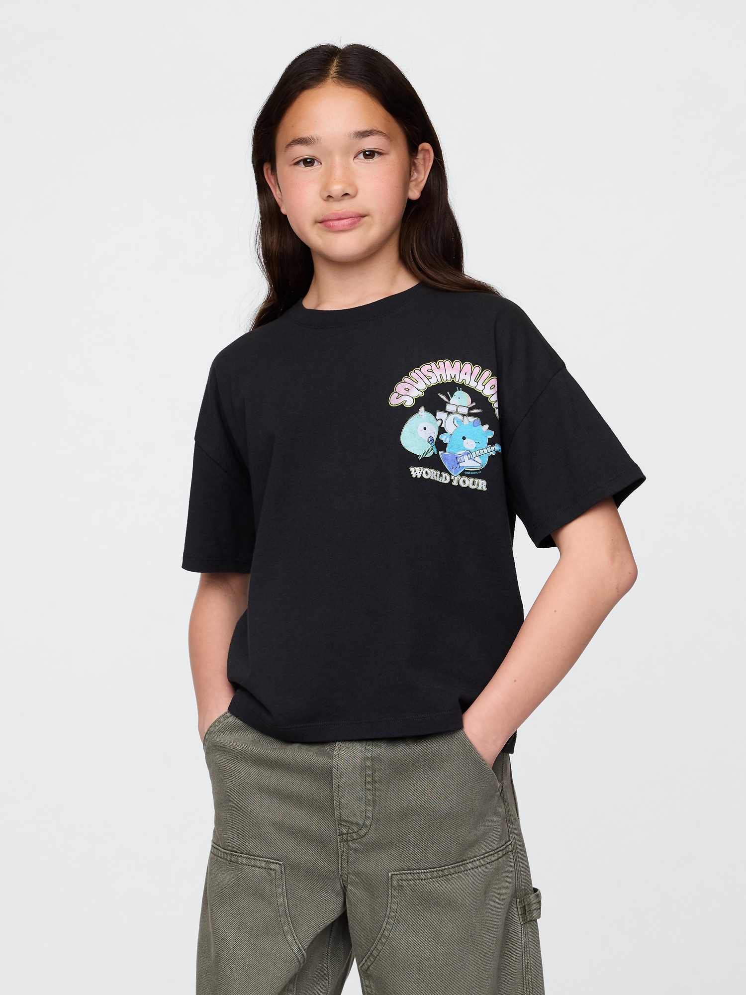 Kids Oversized Graphic T-Shirt