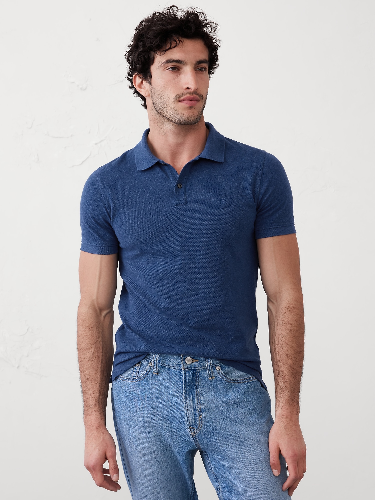 Slim-Fit Pique Polo