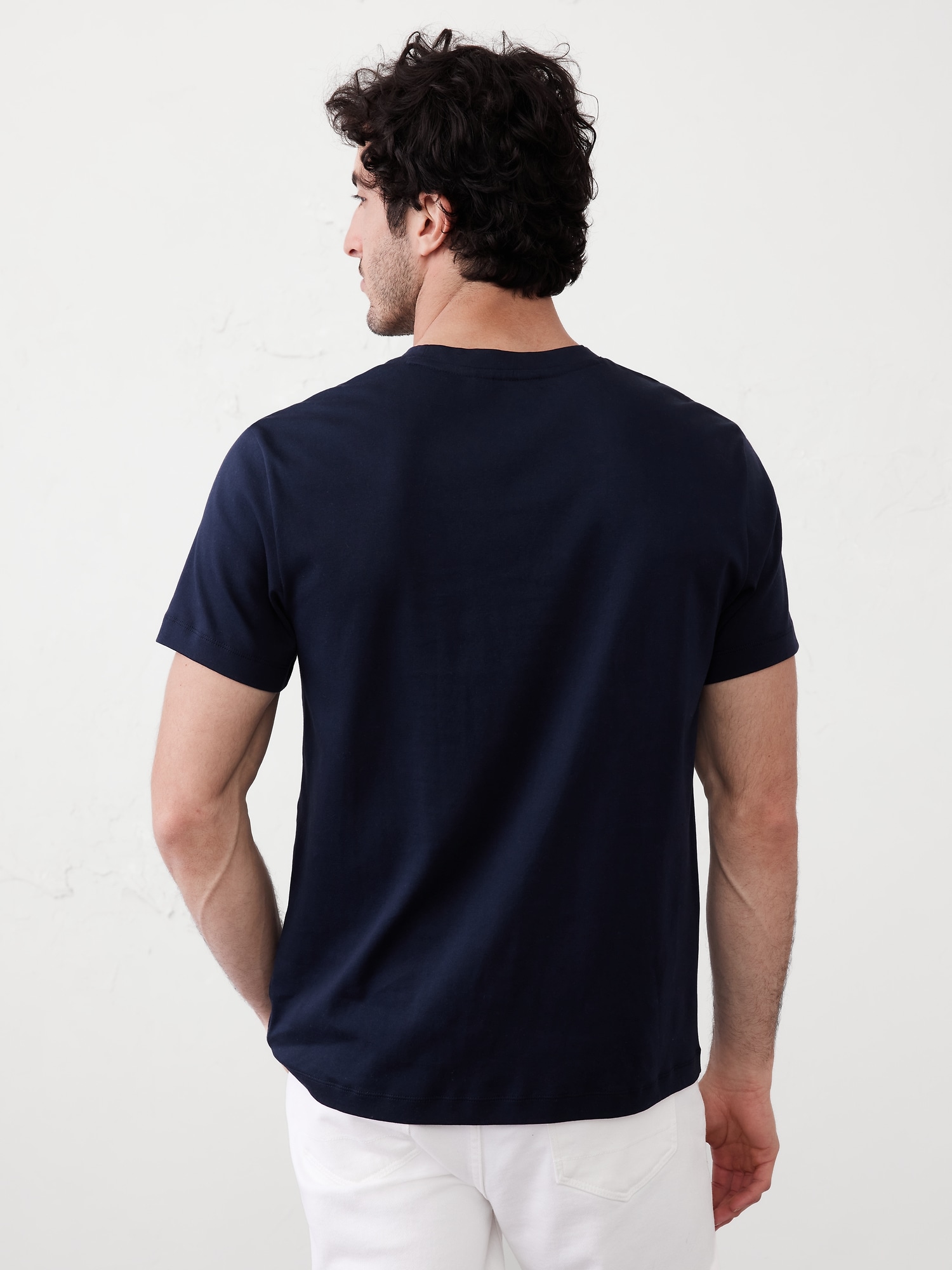 BR ファクトリー Luxe Touch クルーネック Tシャツ-1