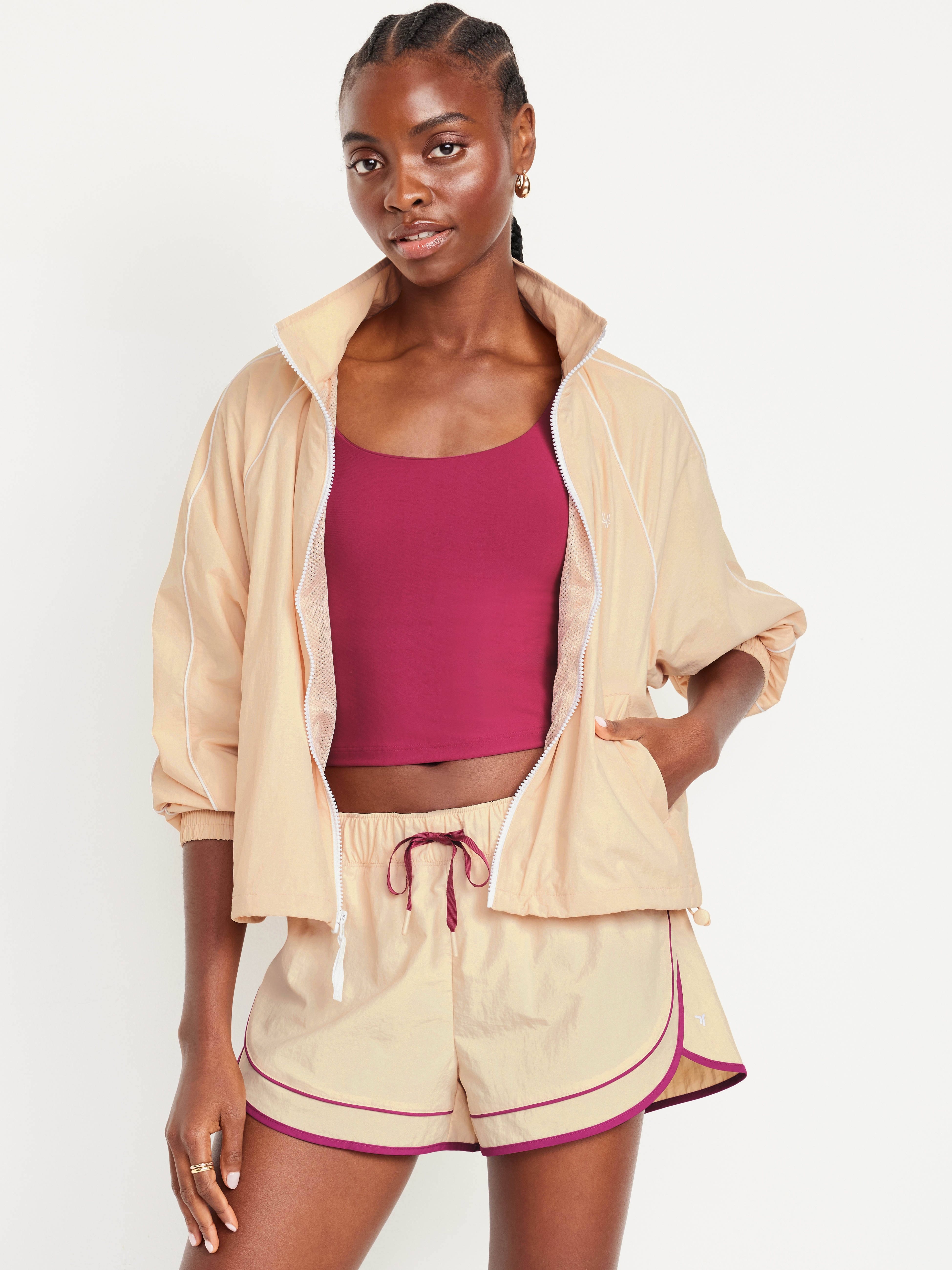 Nylon Zip Jacket | Old Navy