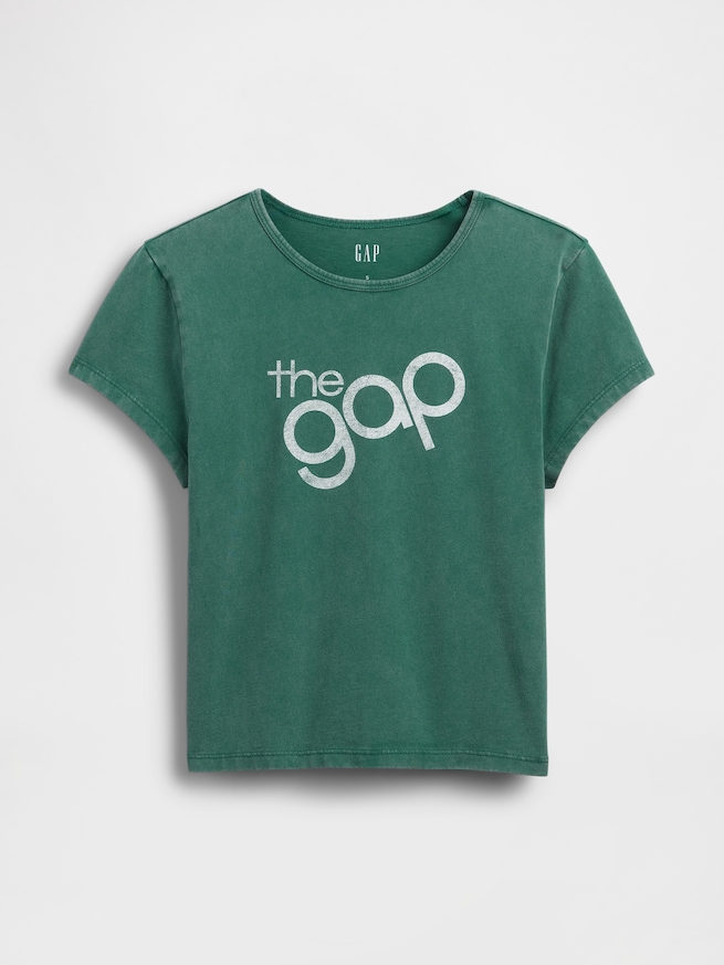 コットンジャージー GAPロゴ チビTシャツ-4