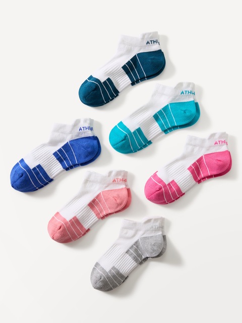 Athleta Girl Everyday Ankle Sock 6-Pack
