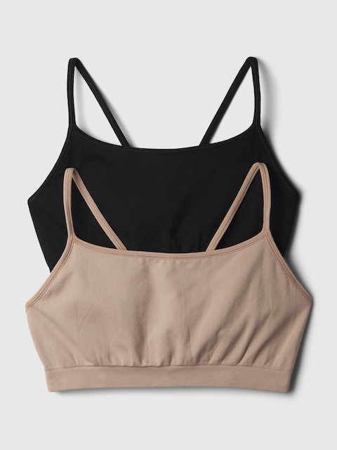 SOUTIEN-GORGE LÉGER SANS COUTURES À DOS NAGEUR (PAQUET DE 2)