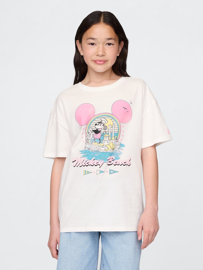 Gap × ディズニー グラフィック チュニックTシャツ (キッズ)-0