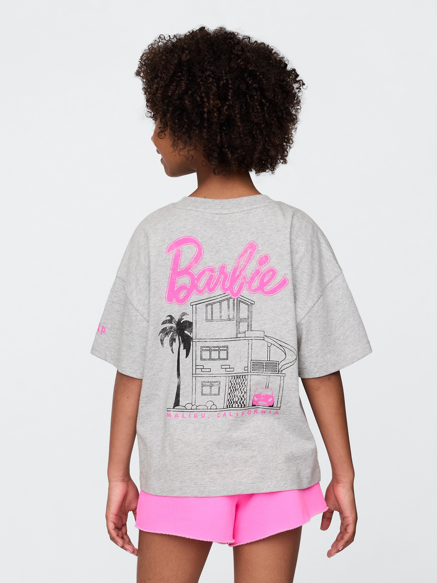 バービー オーバーサイズ グラフィックTシャツ (キッズ)-2