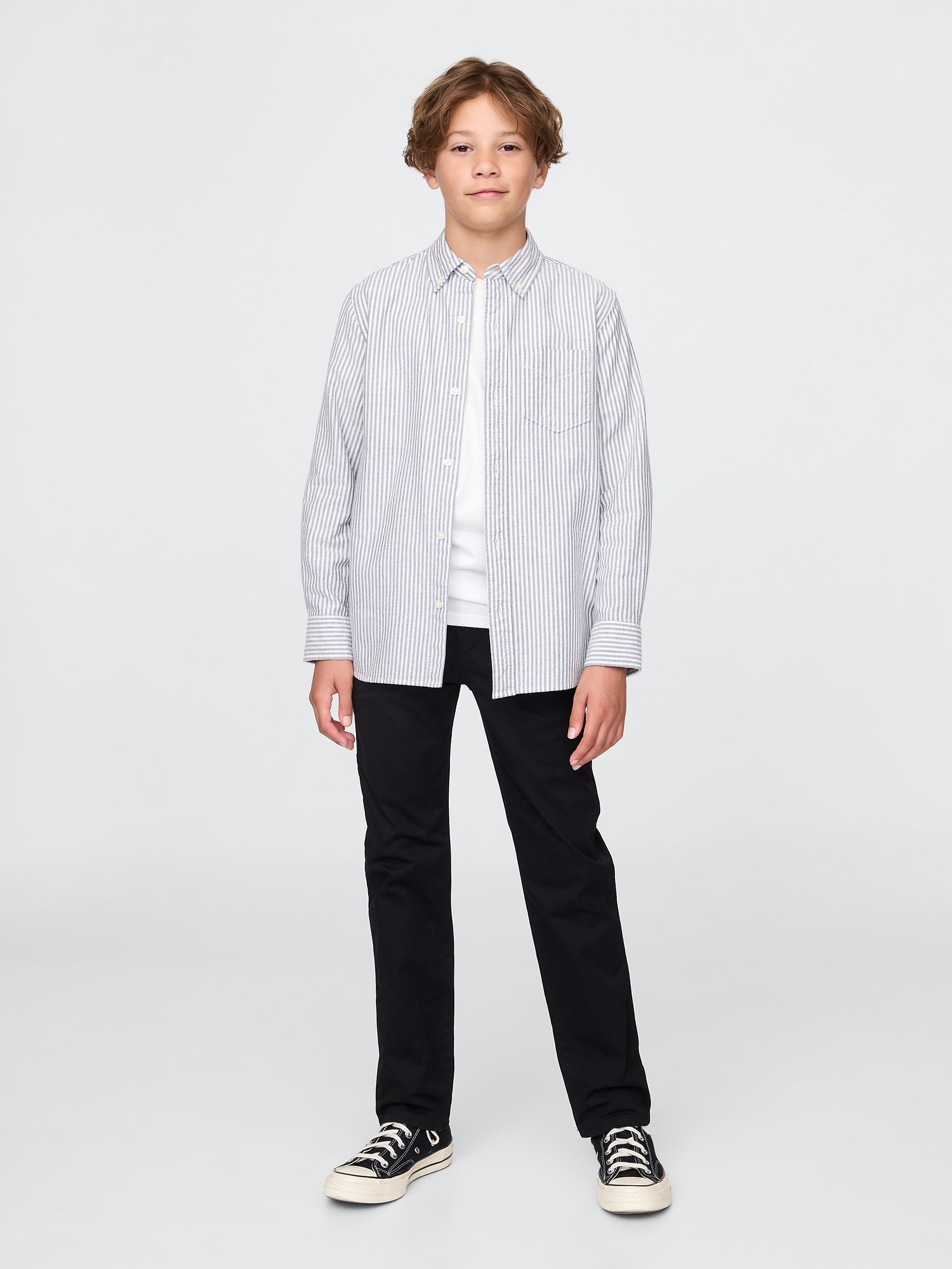 Kids Uniform Straight-Fit Stretch Khakis