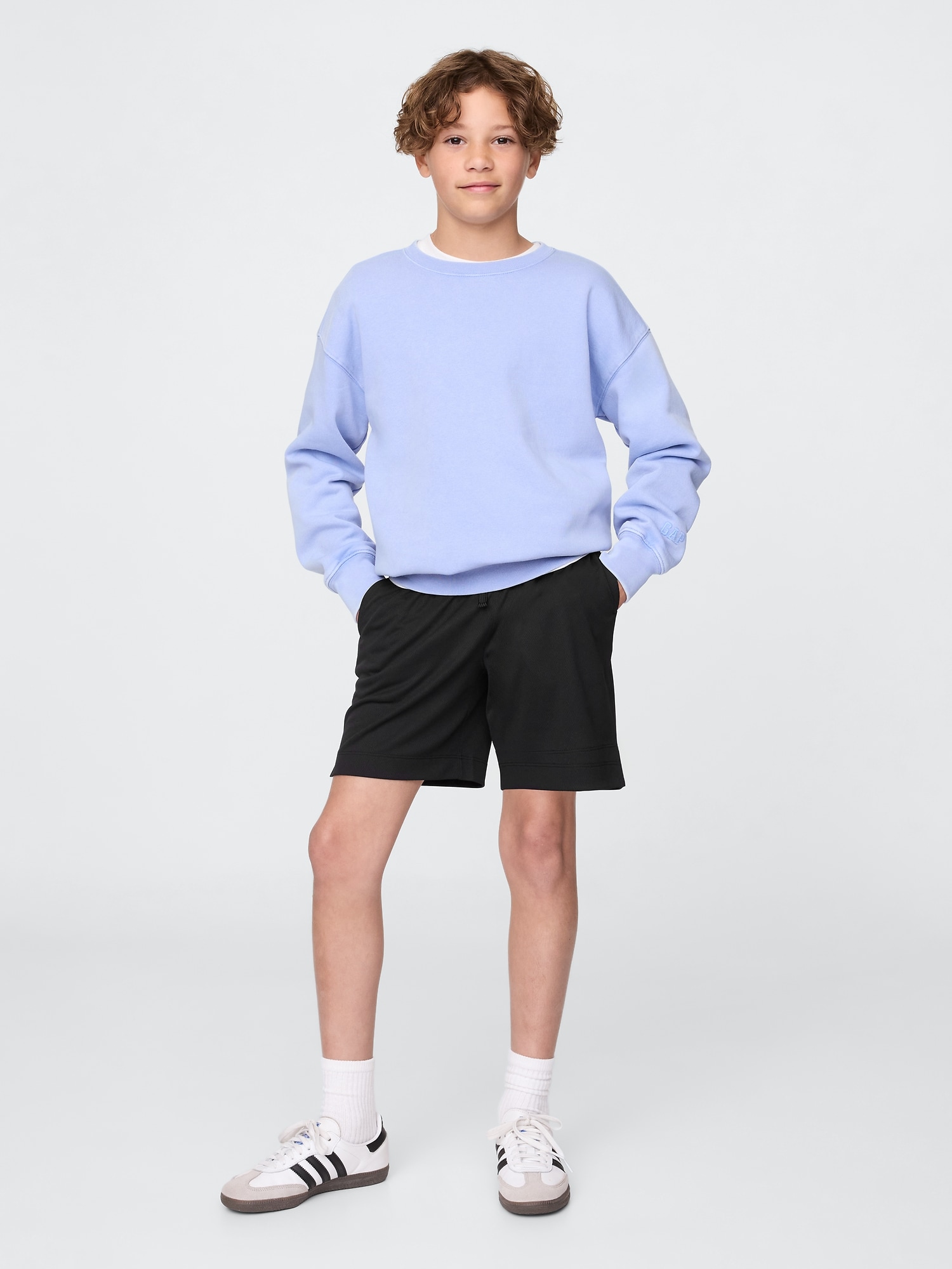 Kids GapFit 6" Recycled Mesh Easy Shorts