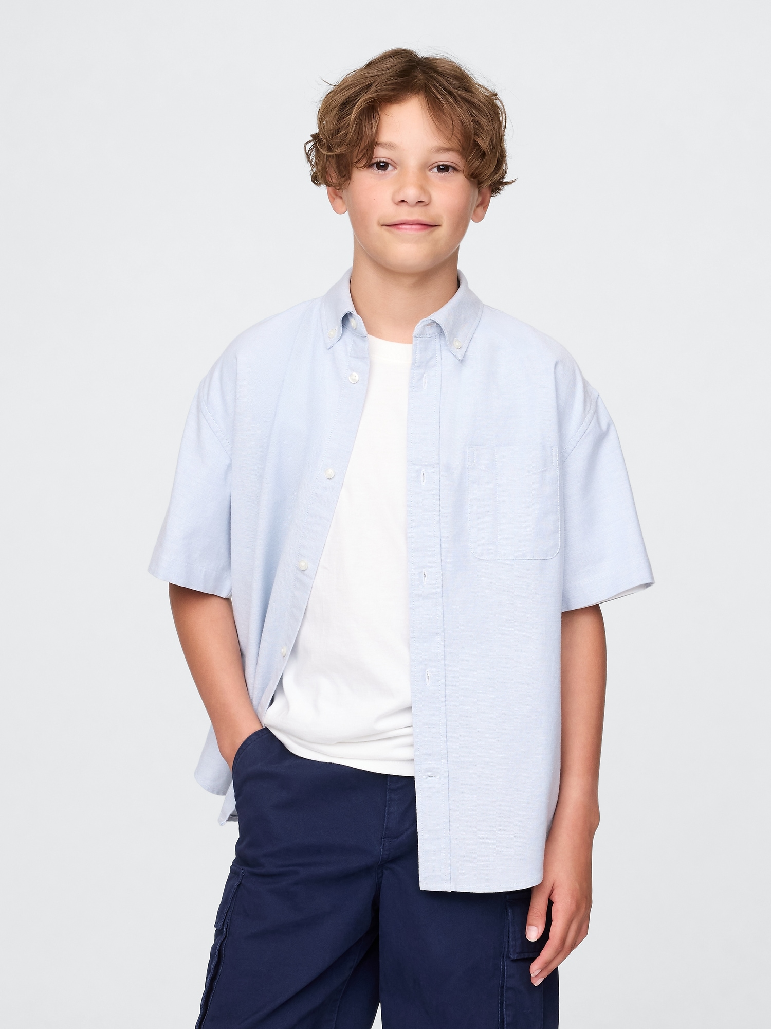Kids Relaxed Oxford Shirt