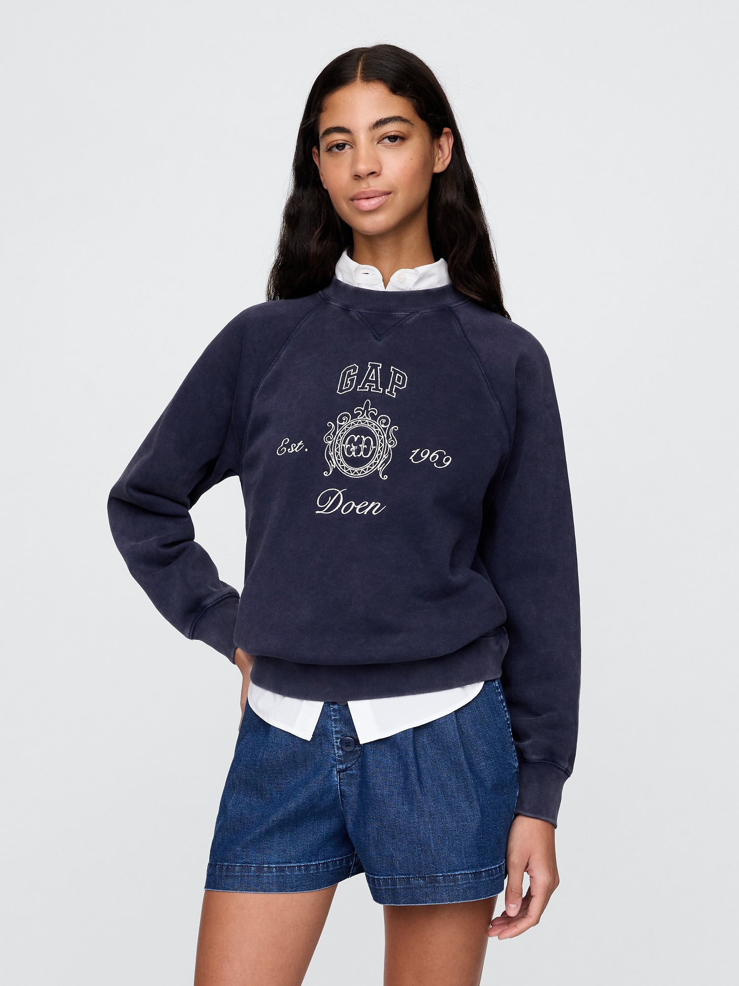 Gap Gap × DÔEN ヴィンテージソフト GAPロゴ スウェットシャツ Gap Gap × DÔEN ヴィンテージソフト GAPロゴ スウェットシャツ
