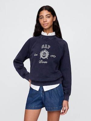 Gap × DÔEN ヴィンテージソフト GAPロゴ スウェットシャツ