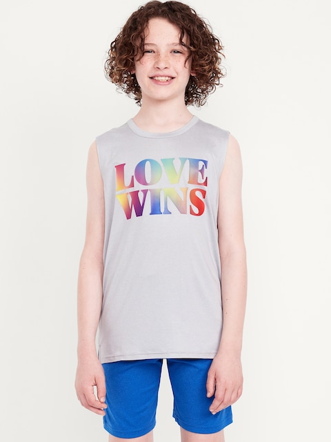 CloudMotion Graphic Performance Tank Top for Boys