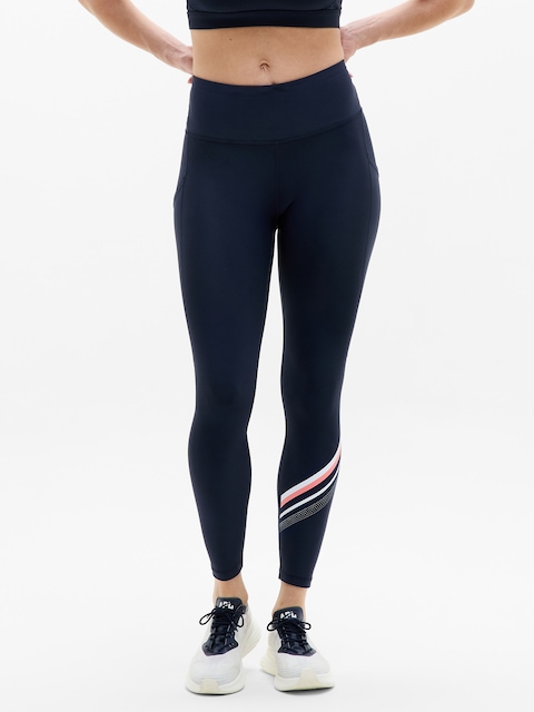 Interval Stash High Rise Diagonal Stripe 7/8 Legging