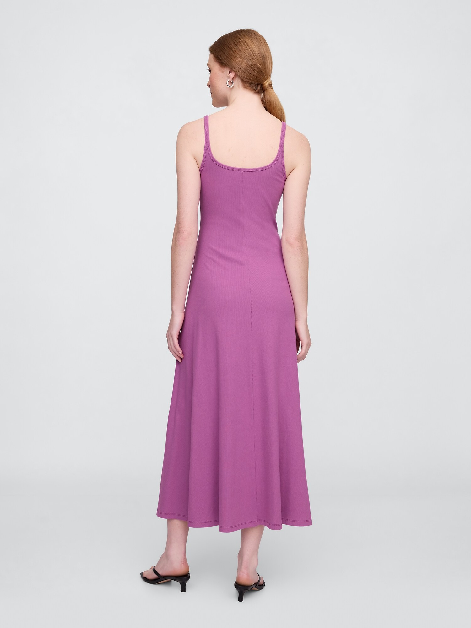 gap women's ribbed squareneck midi dress reviews Ribbed Squareneck Midi Dress