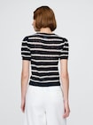 Gap × DÔEN リネンブレンド ポインテール クロップドカーディガン-2