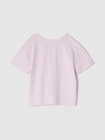 babyGap リラックス 裾結び グラフィックTシャツ-1