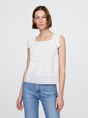Gap x DÔEN アイレット トップス