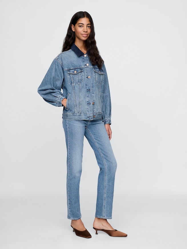 Gap × DÔEN オーバーサイズ アイコンデニムジャケット-1