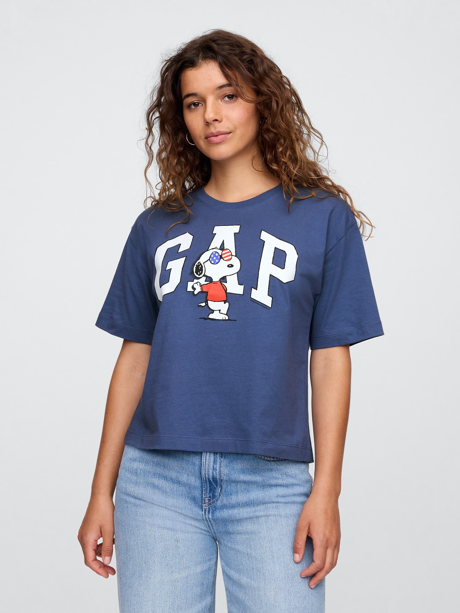 Peanuts Oversized Gap Logo T-Shirt