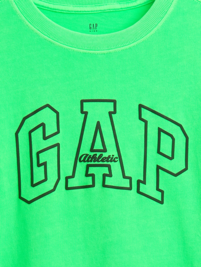 ヘビーウェイト Athletic GAPロゴ Tシャツ (キッズ)-1
