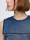 Gap × DÔEN デニム セーラー ミニワンピース-4