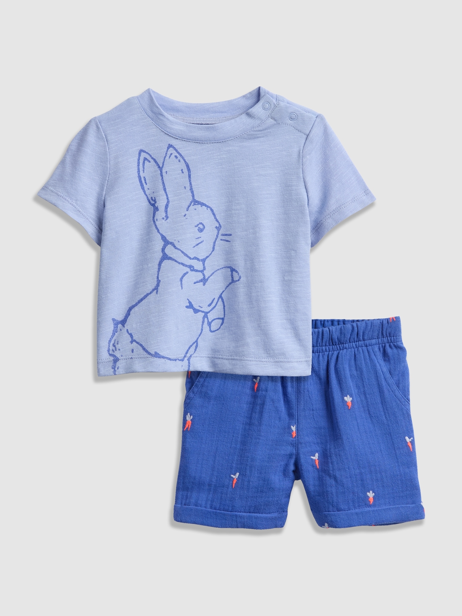 ピーターラビット™ Tシャツコーデセット (ベビー)