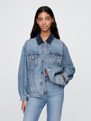 Gap × DÔEN オーバーサイズ アイコンデニムジャケット
