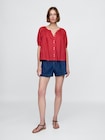 Gap × DÔEN ギンガムチェック トップス-1
