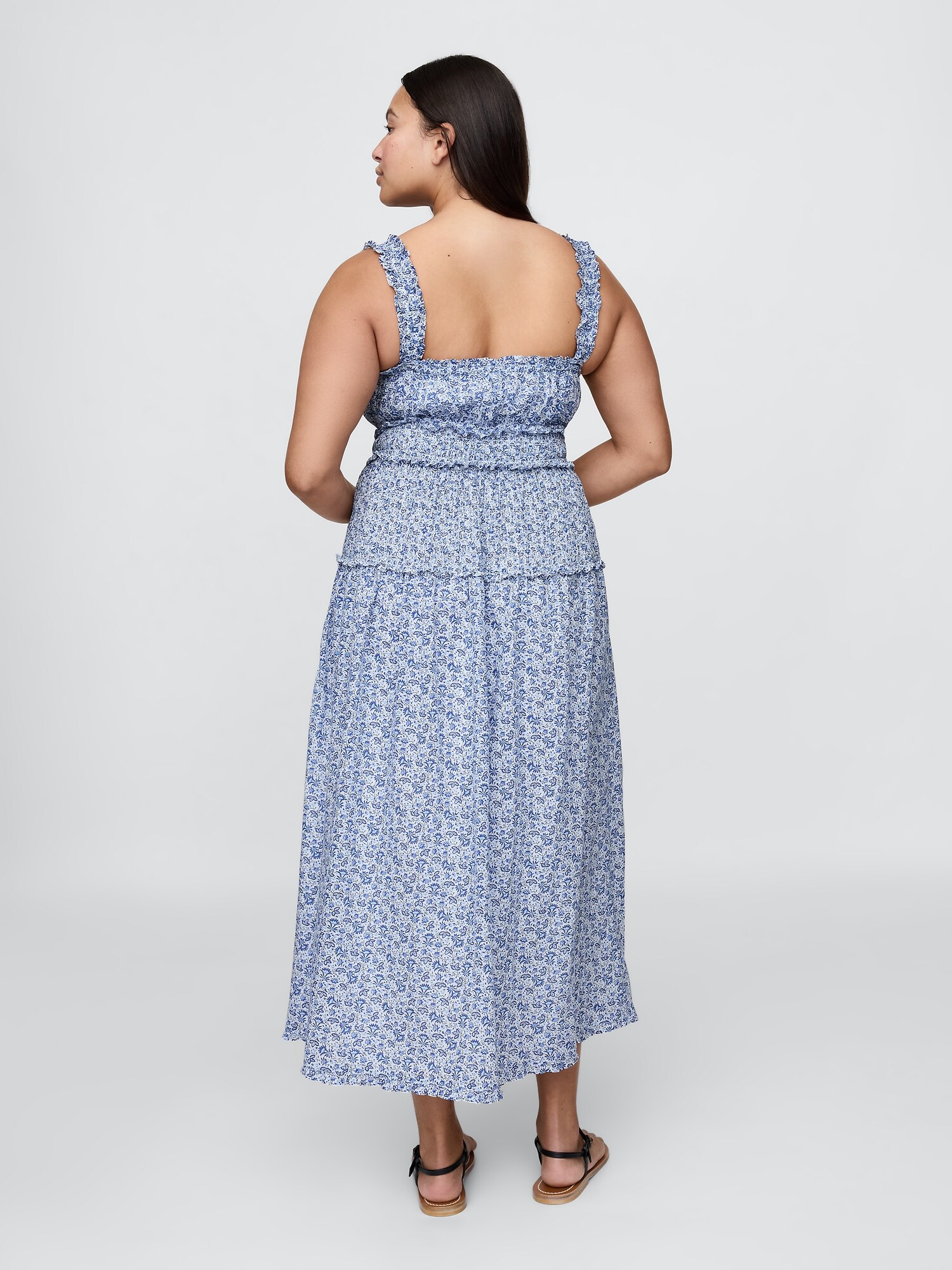 Gap x DÔEN フローラル ミディワンピース-6