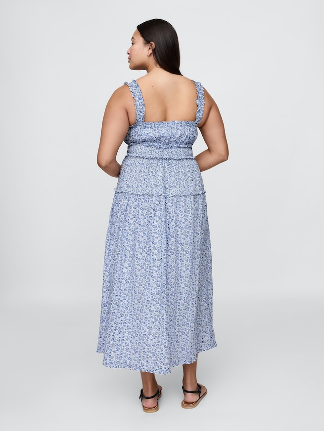 Gap x DÔEN フローラル ミディワンピース-6