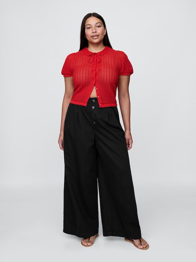 Gap × DÔEN ハイライズ プリーツ トラウザー-5