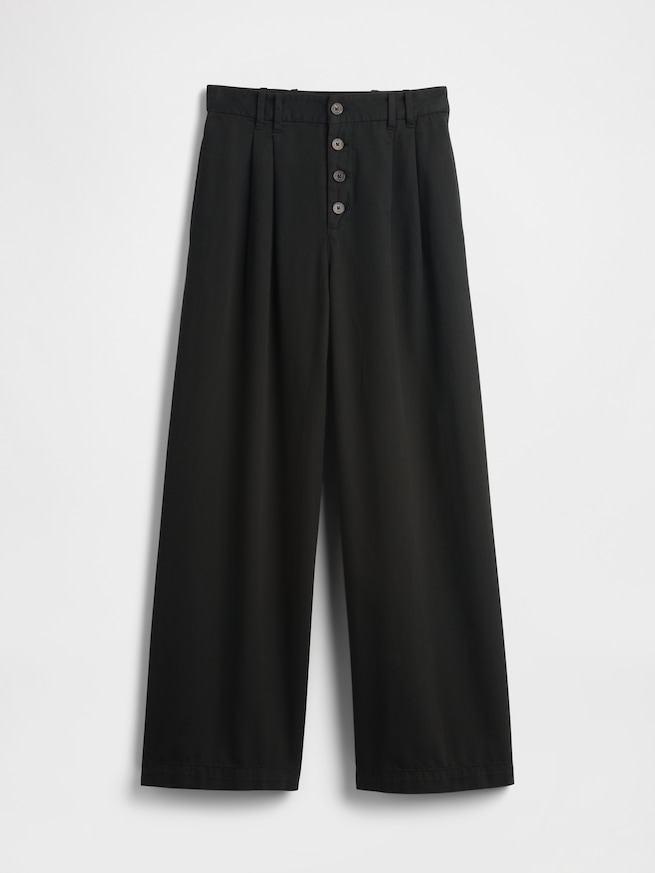 Gap × DÔEN ハイライズ プリーツ トラウザー-7