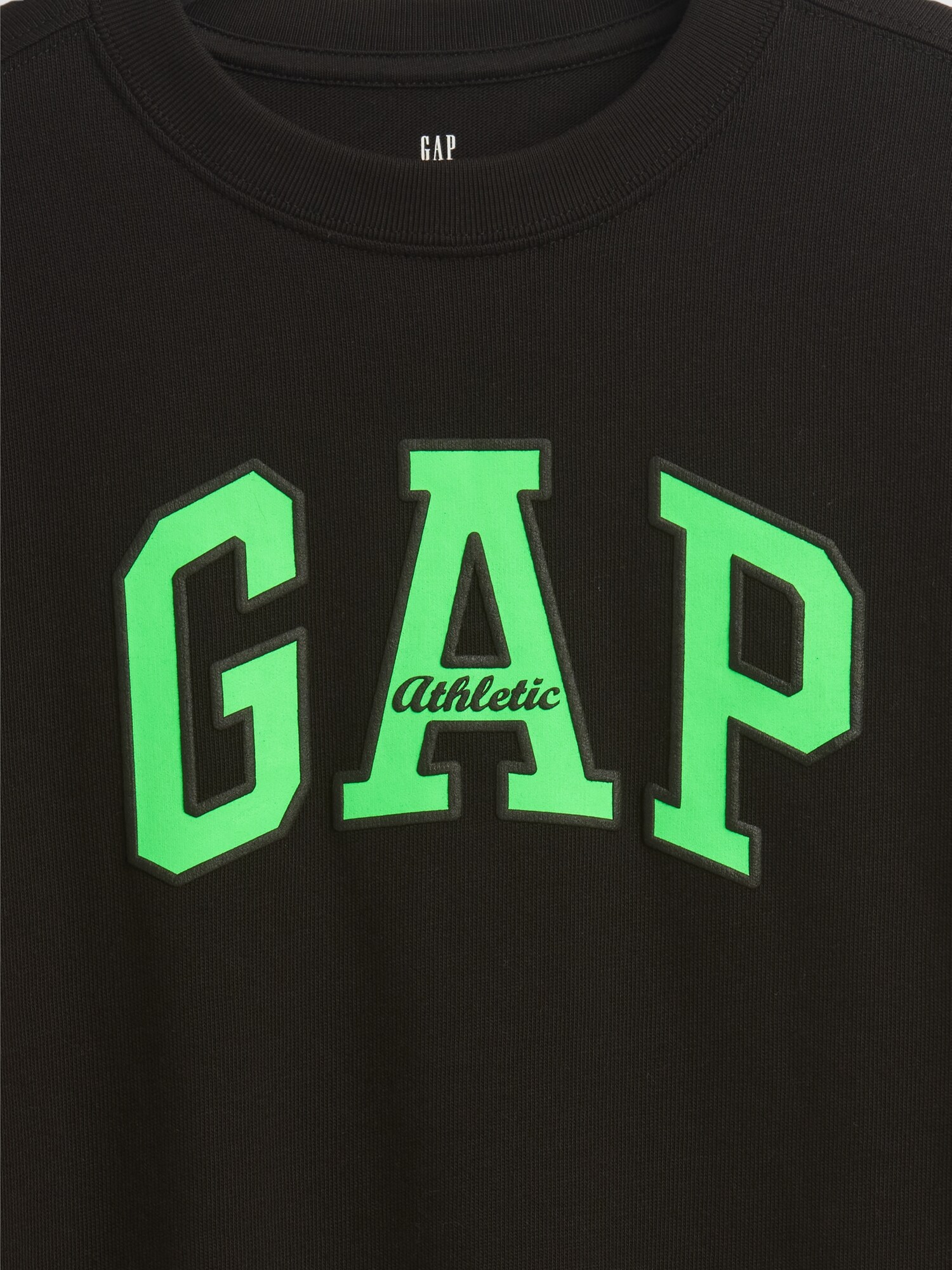 ヘビーウェイト Athletic GAPロゴ Tシャツ (キッズ)-1