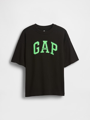 ヘビーウェイト Athletic GAPロゴ Tシャツ (キッズ)