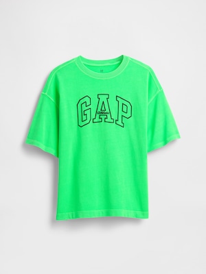 ヘビーウェイト Athletic GAPロゴ Tシャツ (キッズ)