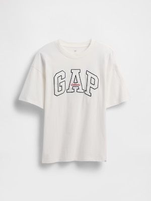 ヘビーウェイト Athletic GAPロゴ Tシャツ (キッズ)