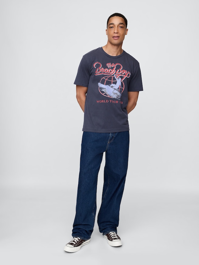 ビーチ・ボーイズ グラフィックTシャツ-1
