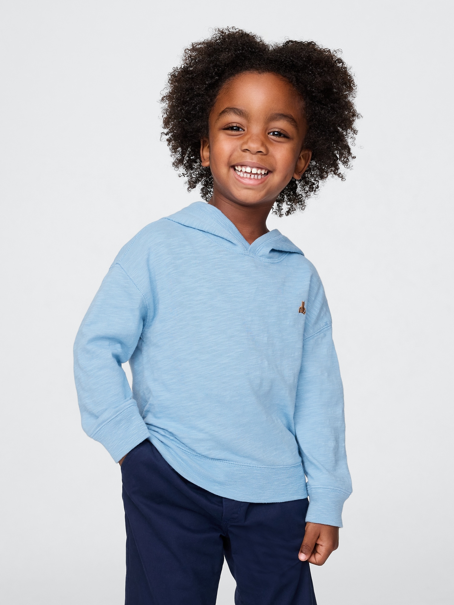 Baby & Toddler Organic Cotton Hooded T-Shirt