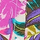 フローラル Vネック ミディワンピース