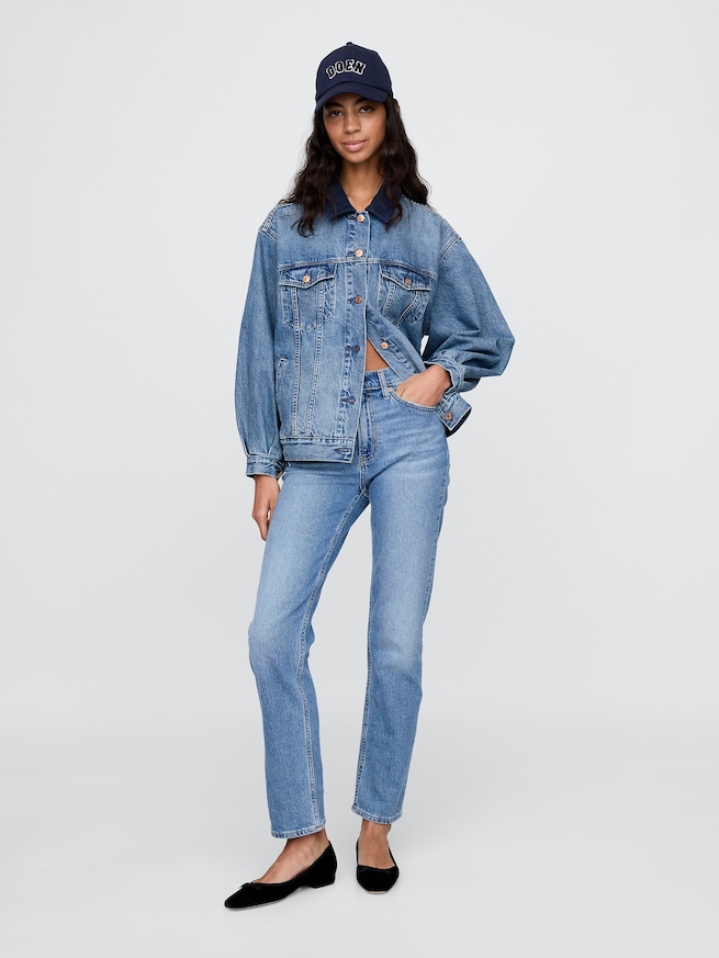Gap × DÔEN オーバーサイズ アイコンデニムジャケット-4